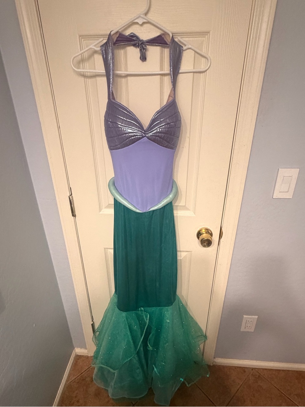 Women’s  Deluxe Purple & Teal Mermaid Costume